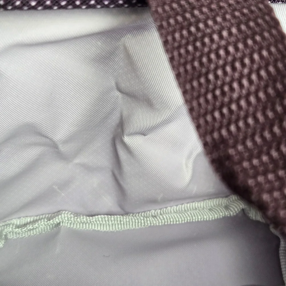 Thirty-One Littles Carry-All Caddy Storage Tote 891A Plum Gingham Pop Mini 6